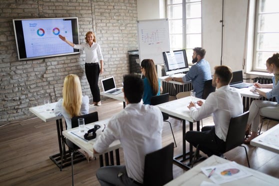 Group of people learning