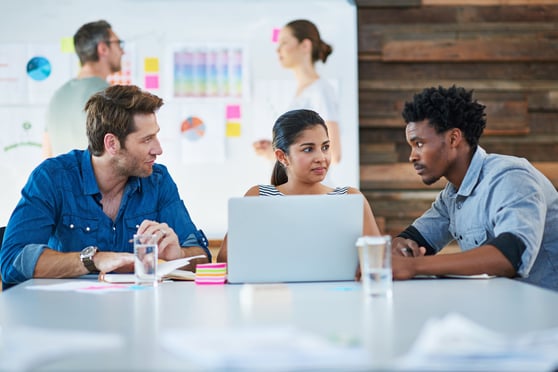 Business people, planning in office for marketing strategy.